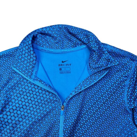 Nike Quarter Zip Pullover Dri-Fit Nike Woman's Size Medium - Picture 2 of 7